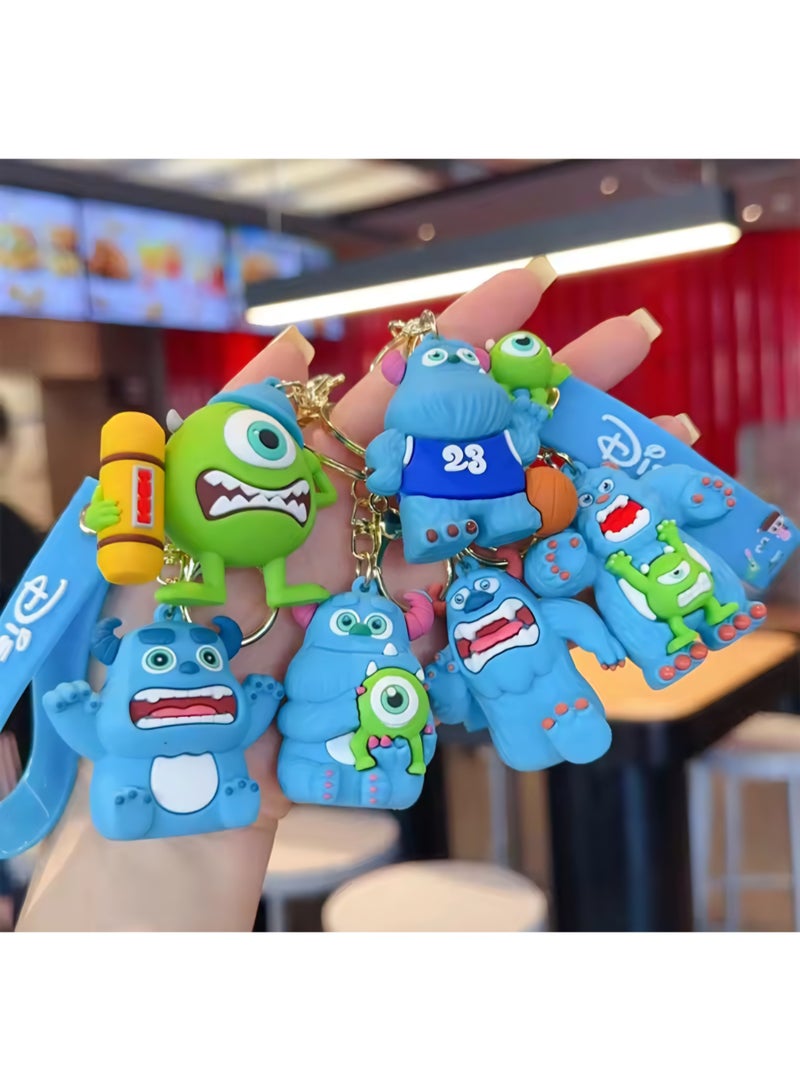 Disney Monsters Inc Rubber Keychain Shape 6 - Image 3